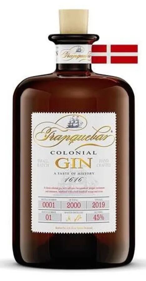 GIN TRANQUEBAR COLONIAL GIN 0,70L 45°